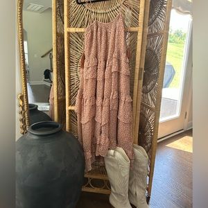 Spaghetti strap floral dress